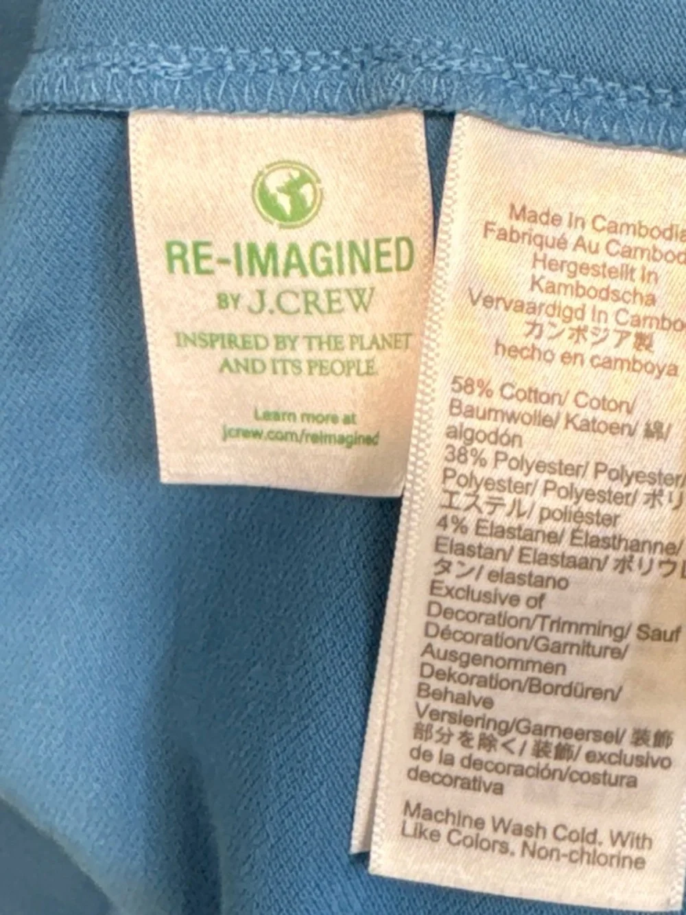 J. Crew Men’s Polo Shirt in Sky Blue